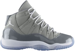 Jordan  11 Retro Cool Grey 2010 (GS) Medium Grey/White-Cool Grey (378038-001)