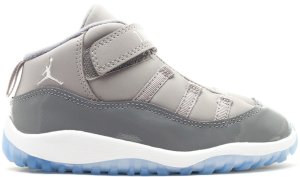 Jordan  11 Retro Cool Grey 2010 (TD) Medium Grey/White-Cool Grey (378040-001)