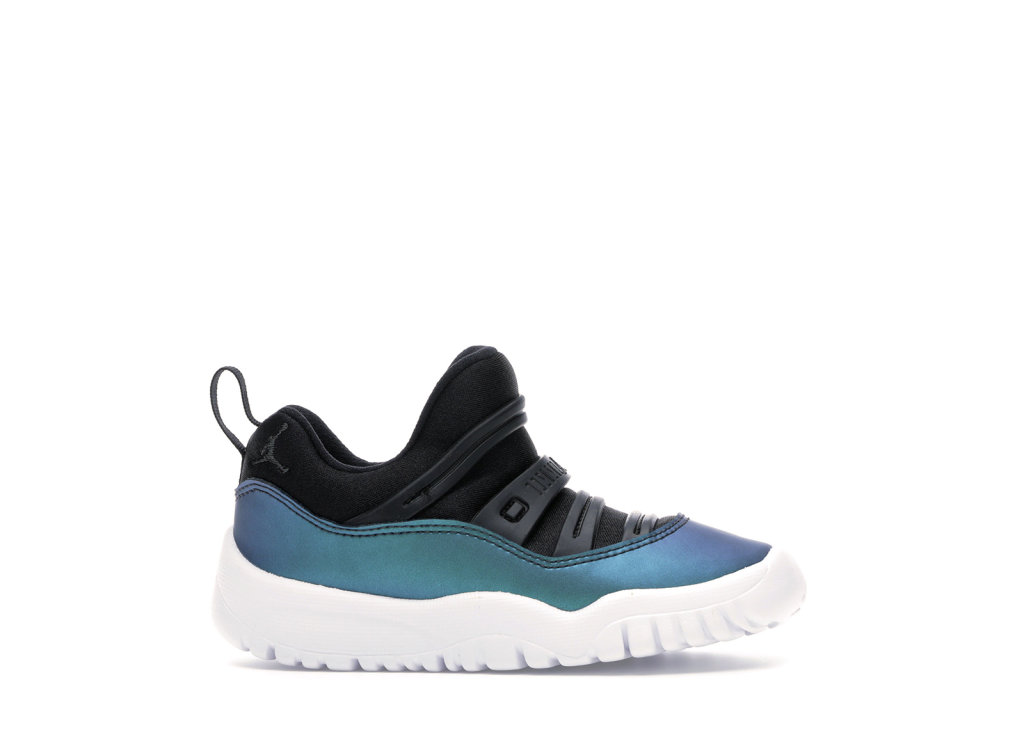 Jordan 11 Retro Little Flex Black Iridescent (TD) Black/Anthracite-Multi-Color-White (BQ7102-009)