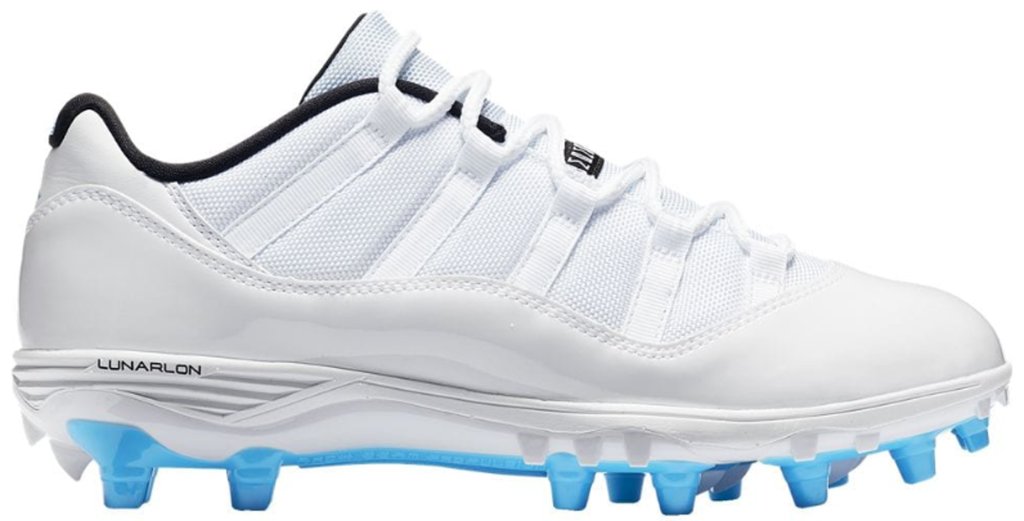Jordan 11 Retro Low Cleat Columbia White/University Blue-Black (AO1560-117)