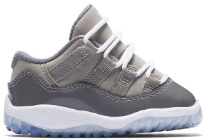 Jordan 11 Retro Low Cool Grey (TD) Medium Grey/White-Gunsmoke (505836-003)