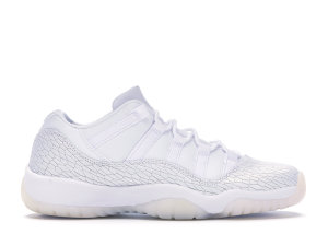 Jordan 11 Retro Low Heiress Pure Platinum (GS) White/White-Pure Platinum (897331-100)