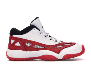 Jordan 11 Retro Low IE White Gym Red (GS) White/Gym Red-Black (919713-101)
