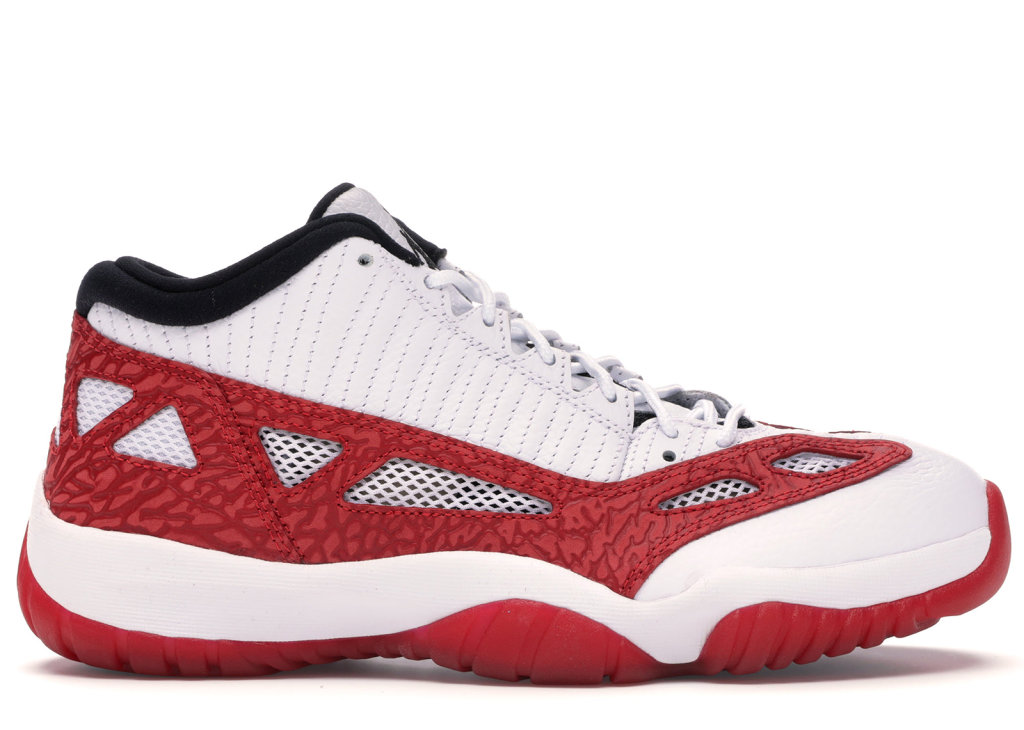 Jordan 11 Retro Low IE White Gym Red White/Gym Red-Black (919712-101)