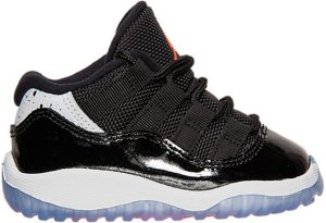 Jordan 11 Retro Low Infrared (TD) Black/Infrared 23-Pure Platinum (505836-023)
