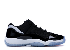Jordan 11 Retro Low Infrared 23 (GS) Black/Infrared 23-Pure Platnium (528896-023)