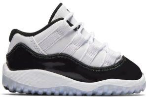Jordan 11 Retro Low Iridescent (TD) White/Black-Emerald Rise (505836-145)