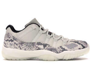 Jordan  11 Retro Low Snake Light Bone Light Bone/Smoke Grey-White-Black (CD6846-002)