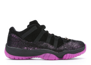 Jordan  11 Retro Low Think 16 Rook To Queen (W) Black/Fuchsia Black (AR5149-005)