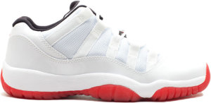 Jordan  11 Retro Low White Varsity Red (GS) White/Varsity Red-Black (528896-101)