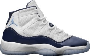 Jordan 11 Retro UNC Win Like 82 (GS) White/University Blue-Midnight Navy (378038-123)