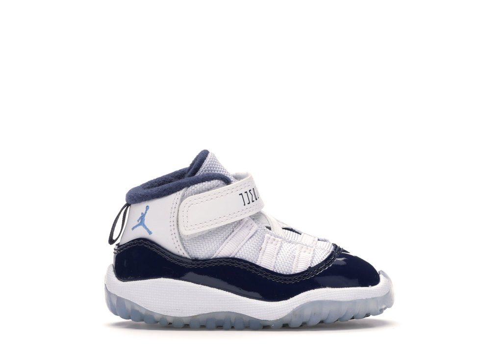 Jordan 11 Retro UNC Win Like 82 (TD) White/University Blue-Midnight Navy (378040-123)