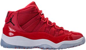 Jordan 11 Retro Win Like 96 (PS) Gym Red/Black-White (378039-623)