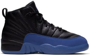 Jordan 12 Retro Black Game Royal (PS) Black/Game Royal-Black (151186-014)