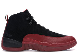 Jordan  12 Retro Flu Game (2009) Black/Varsity Red (130690-065)