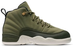 Jordan  12 Retro Chris Paul Class Of 2003 (PS) Olive Canvas/Black-Sail (151186-301)