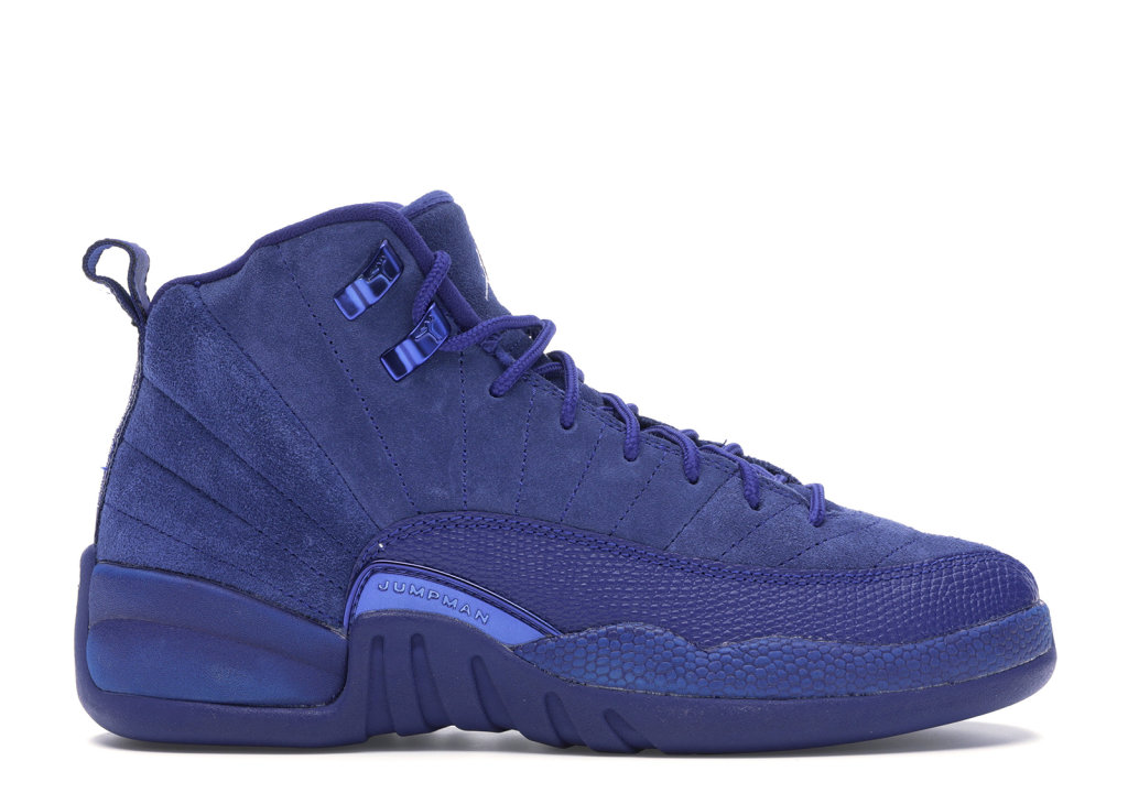 Jordan 12 Retro Deep Royal Blue (GS) Deep Royal Blue/White-Metallic Silver (153265-400)