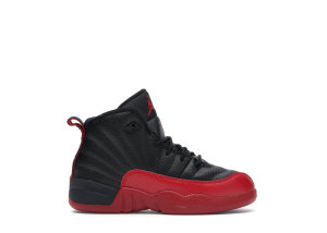 Jordan  12 Retro Flu Game 2016 (PS) Black/Varsity Red (151186-002)