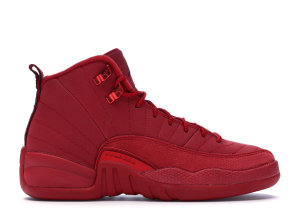 Jordan  12 Retro Gym Red 2018 (GS) Gym Red/Black-Gym Red (153265-601)