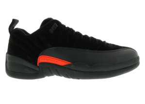 Jordan  12 Retro Low Max Orange Black/Max Orange-Anthracite-Metallic Silver (308317-003)