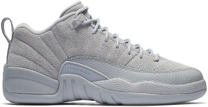 Jordan  12 Retro Low Wolf Grey (GS) Wolf Grey/Armory Navy-Electrolime (308305-002)