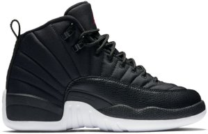 Jordan 12 Retro Nylon (GS) Black/Gym Red-White (153265-004)