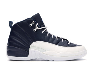Jordan 12 Retro Obsidian 2012 (GS) Obsidian/University Blue-White-French Blue (153265-410)