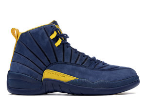 Jordan 12 Retro PSNY Michigan College Navy/Amarillo (AA1233-808572)
