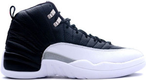 Jordan  12 Retro Playoffs (2004) Black/Varsity Red-White-Metallic Silver (136001-016)