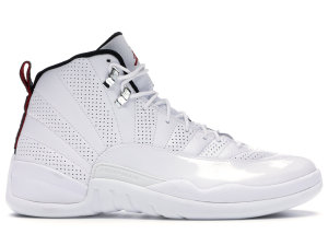 Jordan 12 Retro Rising Sun (Banned Insoles) White/Varsity Red-Black (130690-163b)