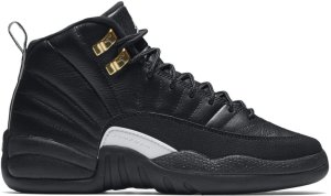 Jordan  12 Retro The Master (GS) Black/Rattan-White-Metallic Gold (153265-013)