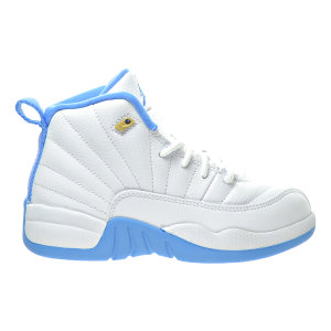 Jordan 12 Retro University Blue (PS) White/Metallic Gold-University Blue (510816-127)