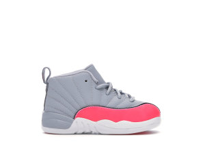 Jordan  12 Retro Wolf Grey Racer Pink (TD) Wolf Grey/Racer Pink-Black (819666-060)