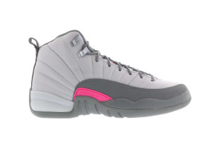 Jordan  12 Retro Wolf Grey Vivid Pink (GS) Wolf Grey/Vivid Pink-Cool Grey (510815-029)