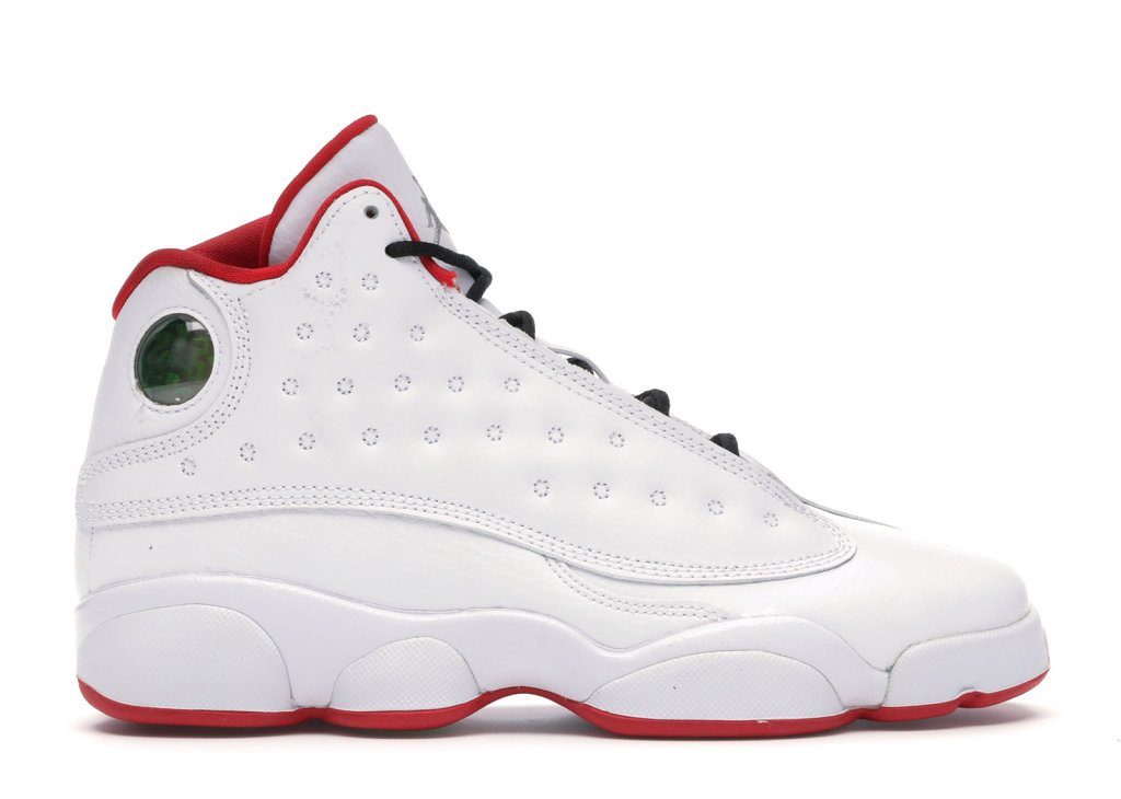 Jordan 13 Retro Alternate History of Flight (GS) White/Metallic Silver-University Red (414574-103)