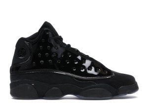 Jordan 13 Retro Cap and Gown (GS) Black/Black (884129-012)
