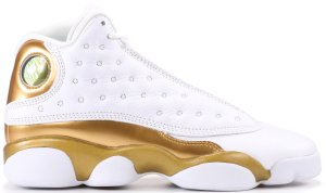 Jordan 13 Retro Defining Moments Pack Last Shot (GS) White/Varsity Red-Metallic Gold-Black (414574-135)