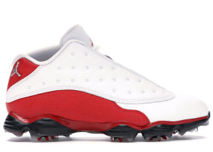 Jordan  13 Retro Golf Cleat White Red White/University Red (917719-101)
