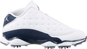 Jordan 13 Retro Golf White Navy Blue White/Navy Blue (917719-100)