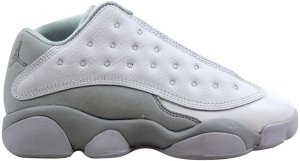 Jordan Air  13 Retro Low BP Pure Money White (PS) White/Metallic Silver (310812-100)