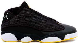 Jordan 13 Retro Low Black Varsity Maize Black/Metallic Silver-White-Varsity Maize (310810-001)