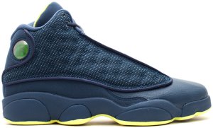 Jordan 13 Retro Squadron Blue (GS) Squadron Blue/Electric Yellow-Black (414574-405)