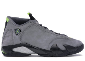 Jordan 14 Retro Graphite Chartreuse (2005) Light Graphite/Chartreuse-Black (311832-031)