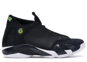 Jordan  14 Retro Indiglo (2016) Black/White-Indiglo (487471-005)