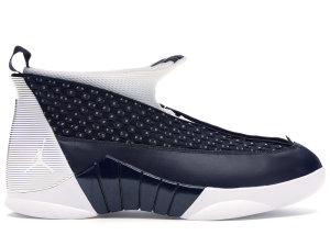 Jordan  15 Retro Obsidian Obsidian/White-Metallic Silver (881429-400)