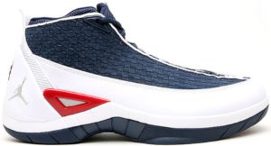 Jordan  15 SE White Navy Red White/Midnight Navy-Sport Red (317112-161)