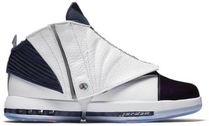 Jordan 16 Retro Midnight Navy (2016) White/Midnight Navy (683075-106)