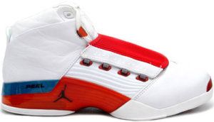 Jordan  17 OG White Varsity Red White/Varsity Red-Charcoal (302720-161)