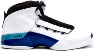 Jordan  17 OG Wizards Home White/College Blue-Black (302720-141)