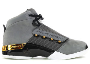 Jordan  17 Retro Trophy Room (No Shirt) Cool Grey/Metallic Gold-Black (AH7963-023)